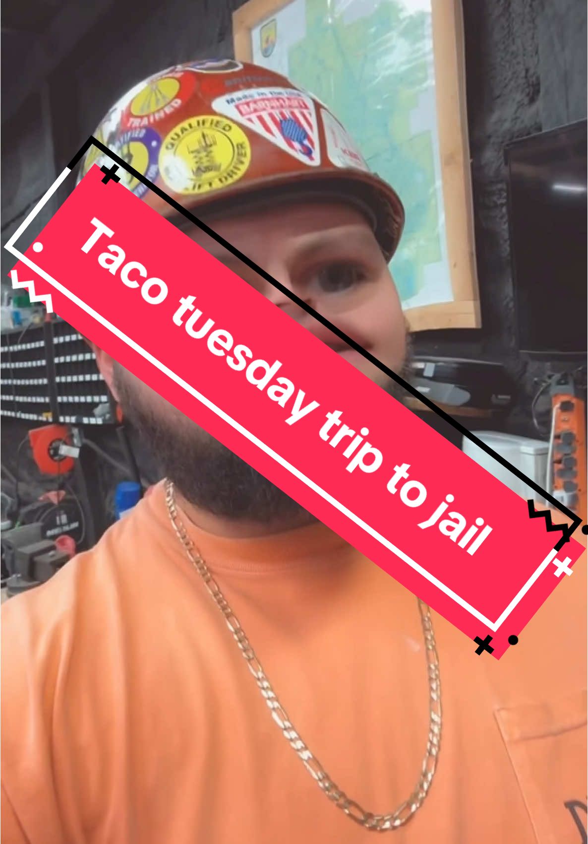 Rickys taco tuesday trip to jail! #fyp #comedyshow #rickyandtheboss #breadstickricky #roughneckroscoe #constructionhumor #bluecollar 