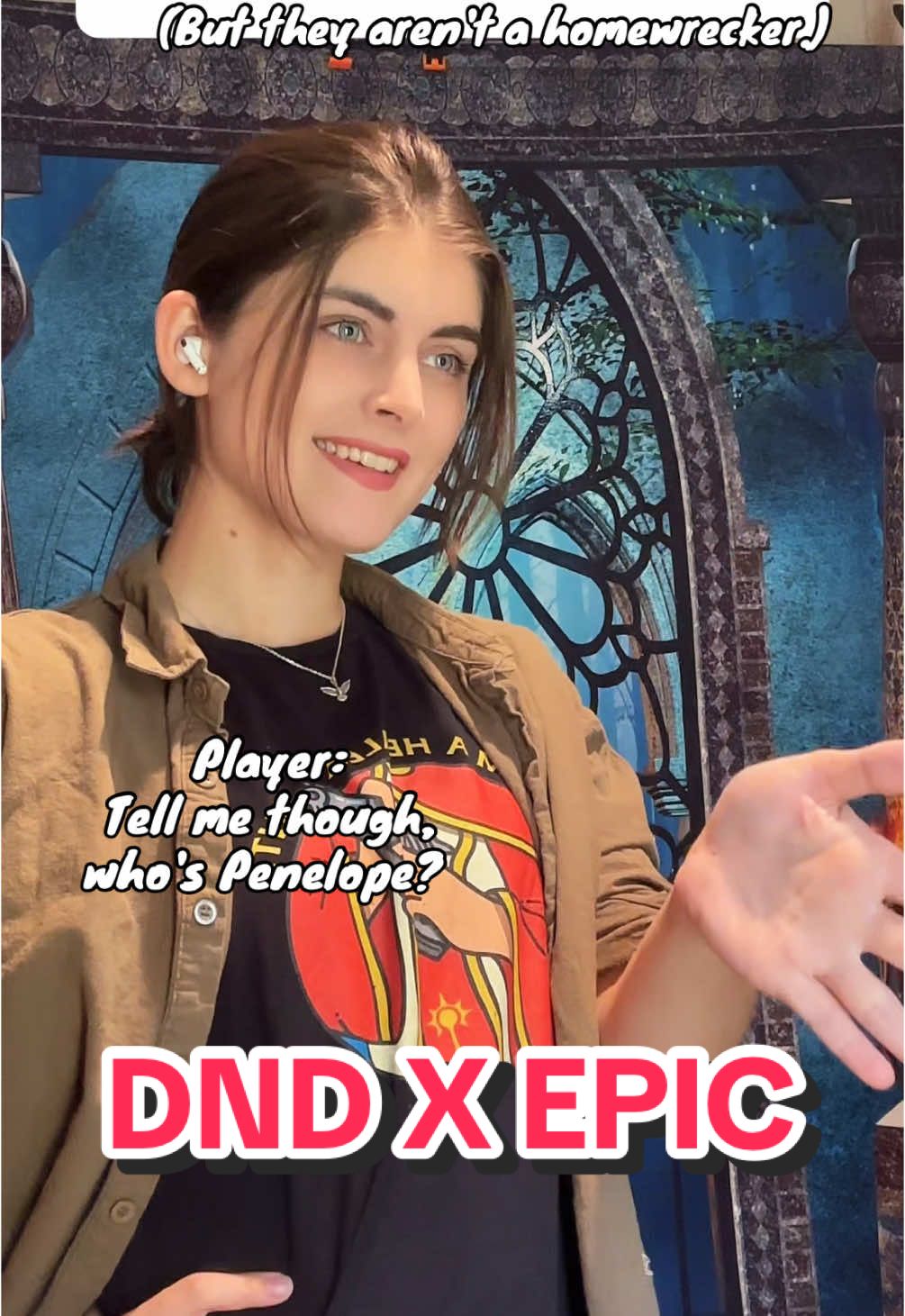 This has happened to me in game before 🤣 and we switch tactics FAST because we respect someone who LOVES👏🏻 THEIR 👏🏻 WIFE! #dnd #dndtok #dndtiktok #epic #epicthemusical #loveinparadise #dndmeme #calyspo 