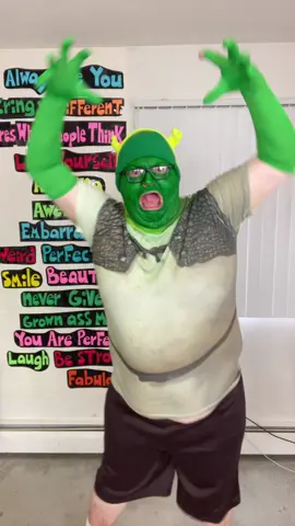 Shrek got the moves! #shrek #movie #green #dance #dancemove #dancing #cosplay #cosplays #costume #costumes #cosplayer #fypage #trend #cringe #cringy #cringyaf #cringytiktoks 