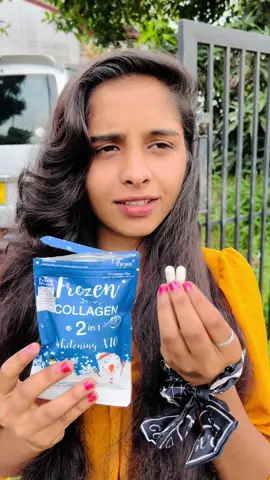 සුදු වෙන්න ඕනනම් අතුරු ආබාද නැතුව වට්සප් එකට මැසේජ් එකක් දාන්න 🥰 Frozen collagen කියන්නේ ගන්න හැමෝගෙම පාට වැඩි කරන නියම supplement එකක් 😘 #fypシ゚viral #trending #foryoupage #frozen #collagen #whitening #white #skincare #foryou #cosmetics #viral #skin #fyp #skinwhitening #tiktok #capcut 