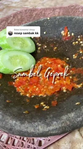 Membalas @vireyy  #sambal #sambelgeprek #resepsimple 
