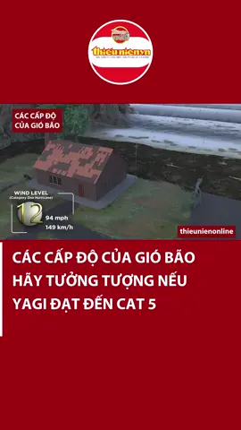 Các cấp độ của gió bão. #thieunienonline #giobao #cat5 #sieubao #yagi #baoyagi #yagistorm #thientai 