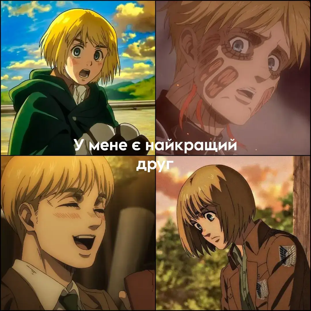 ідея не моя #AttackOnTitan #атакатитанів #еренєґер #армінарлерт 