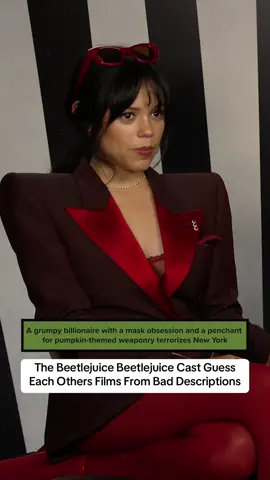 And the answer is NOT Passion Of The Christ #beetlejuicebeetlejuice #buzzfeeduk #beetlejuice #jennaortega #catherineohara #michaelkeaton #justintheroux #spiderman #willemdafoe #greengoblin 