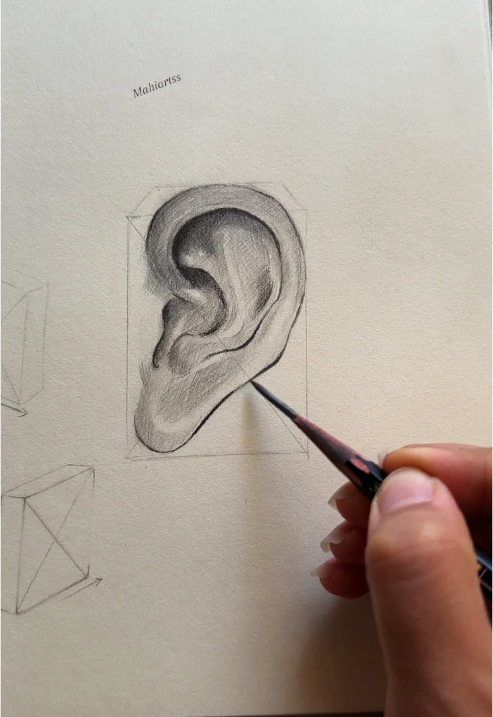 #ear #drawing #art #artist #sketchbook #sketch #anatomy #pencil 