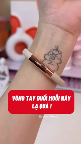Vòng tay đuổi muỗi này lạ quá #ngandecor #vongchongmuoi #duoimuoi #duoicontrung #vongtaychongmuoi 