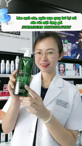 Làm sạch sâu, thanh khiết làn da, kiềm dầu đáng kể, ngăn mụn tái phát với em sửa rửa mặt Vichy Normaderm Phytosolution 💚 #vichylaboratoires #chamda #vichy #vichy1buoctruoclaohoa  #giammun #dalanhuong 