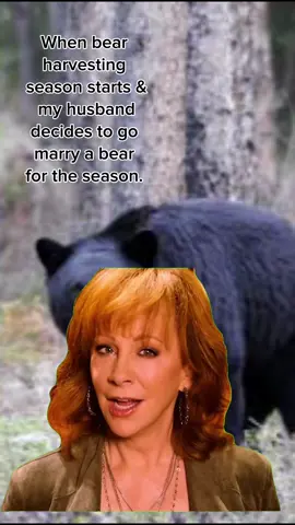 This is obviously a joke 🐻😂 but when you marry a hunter and the season is short #MemeCut #hunterswife #harvest #bear#Meme #MemeCut 