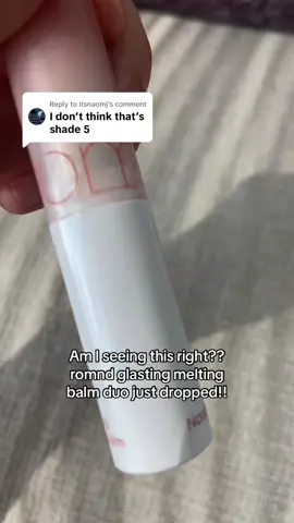 Replying to @itsnaomj such pretty shades and keeps your lips hydrated 🙏 #romndglastingmeltingbalm #glastingmeltingbalm  #lippies  #romndlipbalm 