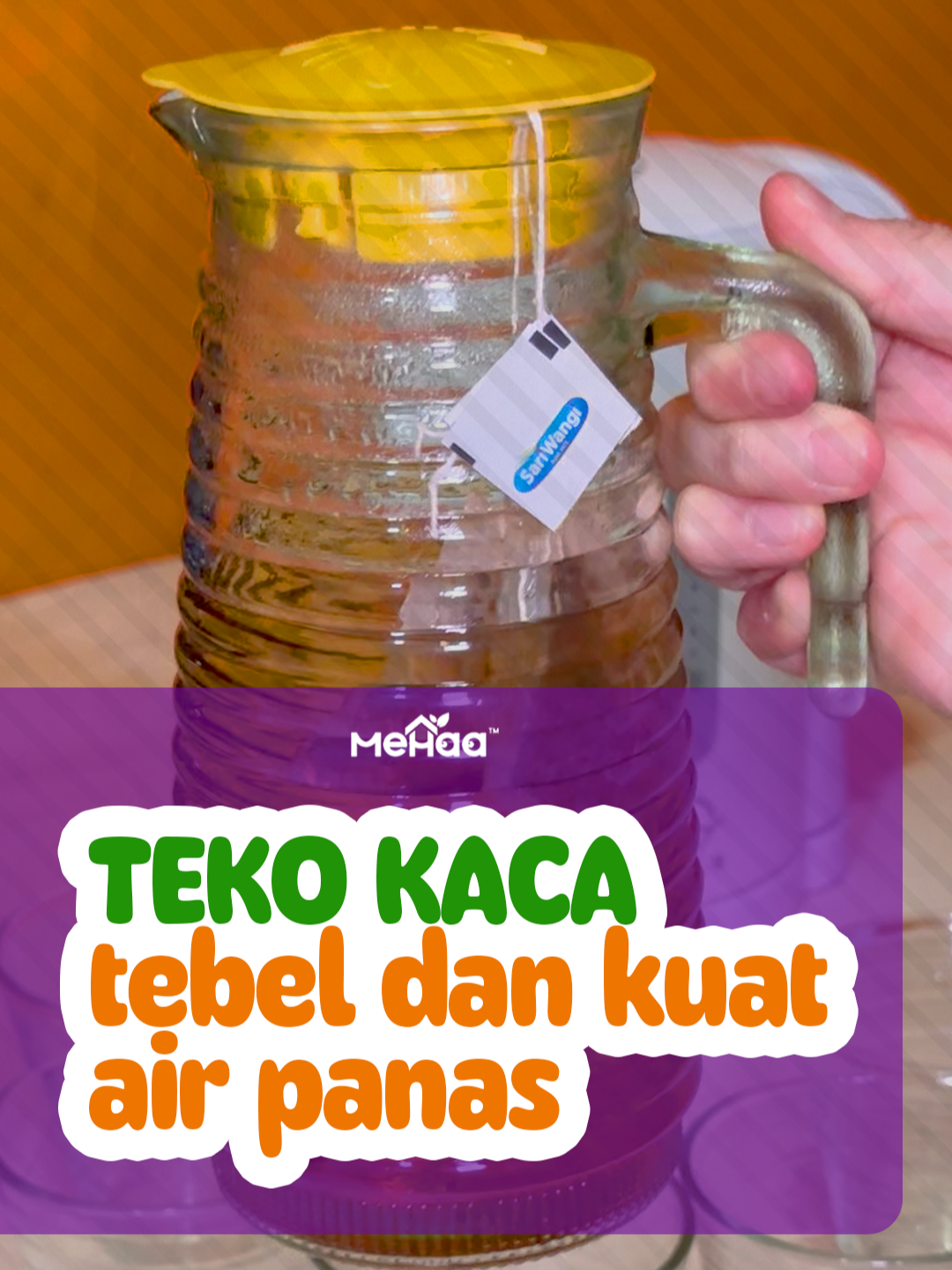 TEKO KACA MANA YANG TAHAN AIR PANAS?! Teko kaca dari mehaa aja yang sekuat itu guys, karena bahannya tebel dan kokoh banget. #promoguncang99 #mehaa #flashsale #tekokaca #water jug besarr kaca