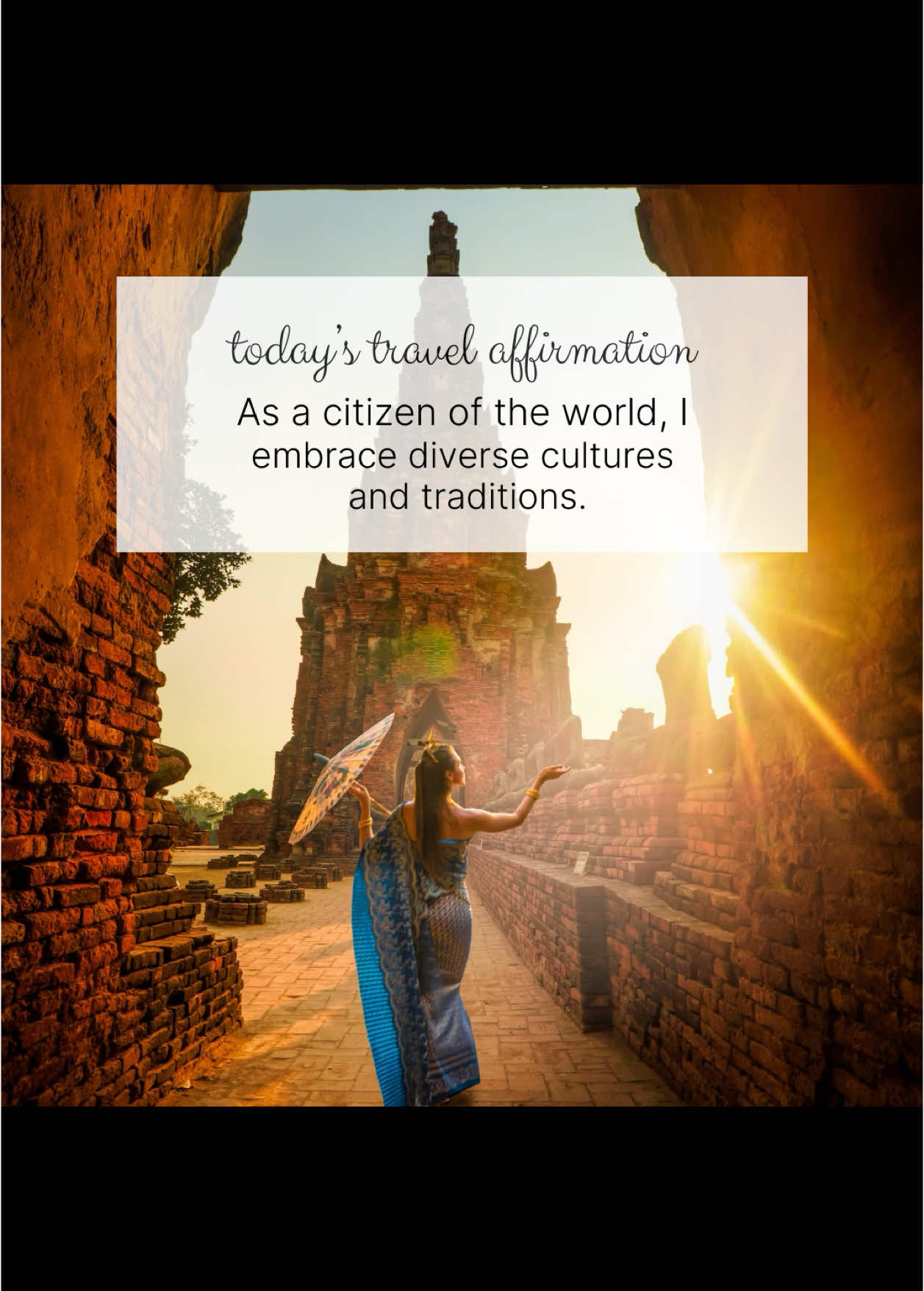 Traveling allows you to immerse yourself in a wide range of cultures and traditions, each with its own unique customs, languages, and rituals. Every destination offers a new perspective on life. This diversity enriches your understanding of the world, fostering appreciation for both differences and common human values, and makes traveling the most fulfilling experience!  Are you ready to travel the world? #traveling #traveltheworld #readytotravel #traveldreams #travelgoals 