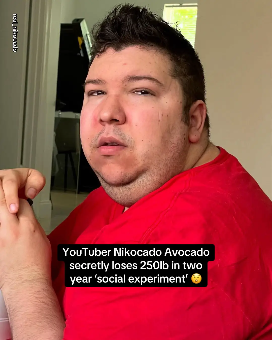 @Nikocado Avocado has pranked the internet for over two years after secretly losing a huge amount of weight in the ‘greatest social experiment’. 🫢 #nikocadoavocado #transformation #mukbang  #weightlosstransformation #fy #youtube #streamer #fyp 