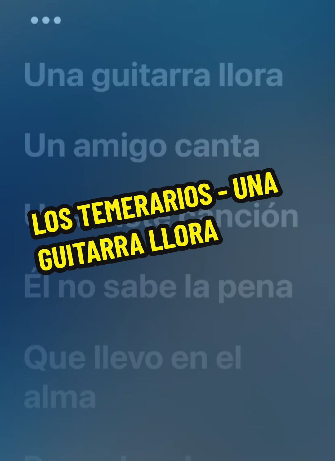 Respuesta a @jesusxd6hb2 LOS TEMERARIOS - UNA GUITARRA LLORA #lostemerarios #unaguitarrallora #viraltiktok #gustosculposos🎵 #viral #letrasdecanciones #fyp