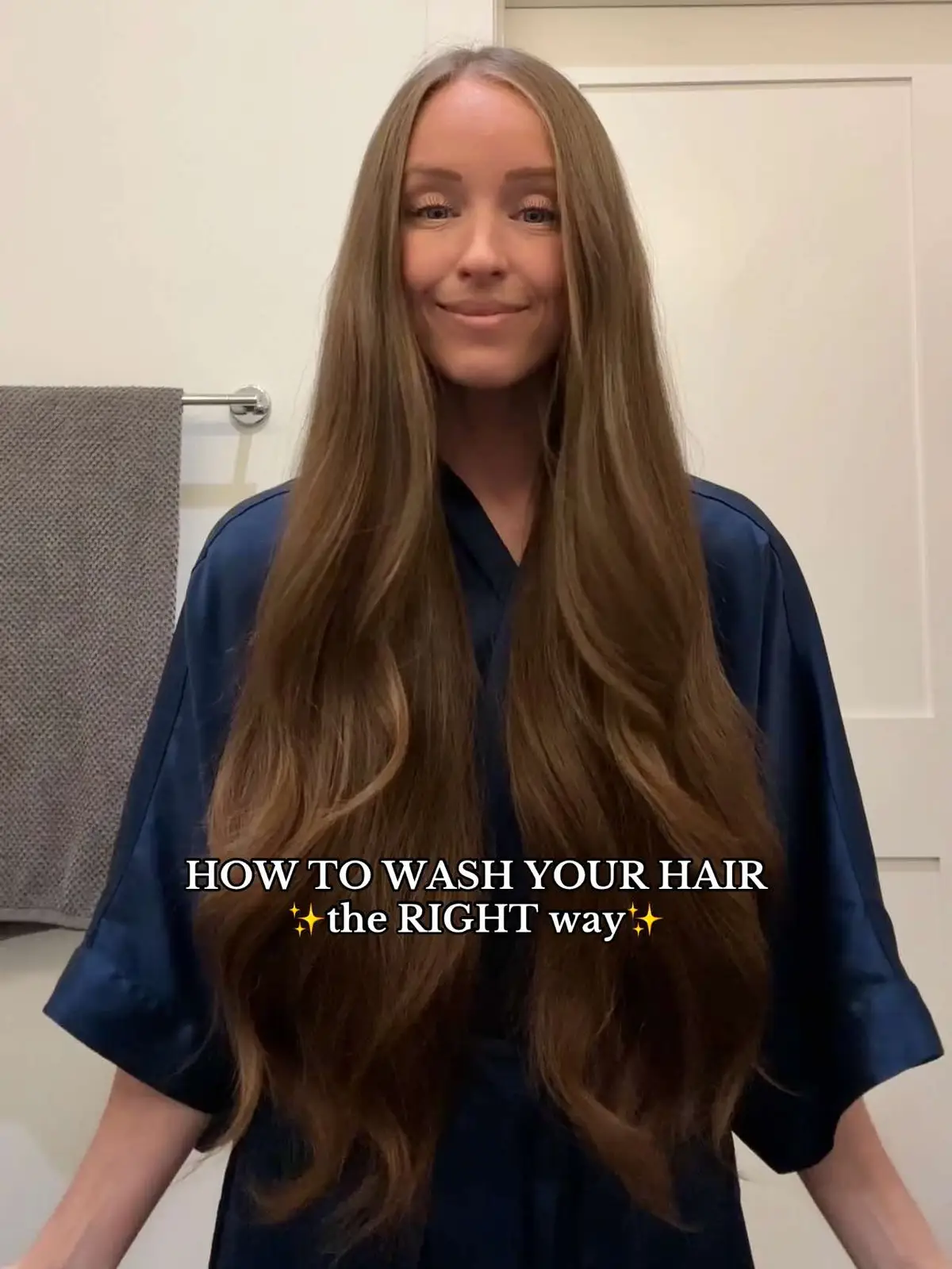 time to get healthy hair 🫶🏼 #hairwashtips #HairCareTips #haircaretipsandtricks #hairoilforhairgrowth #haircare #hairgrowth #hairtransformation #hairwash #showerroutine