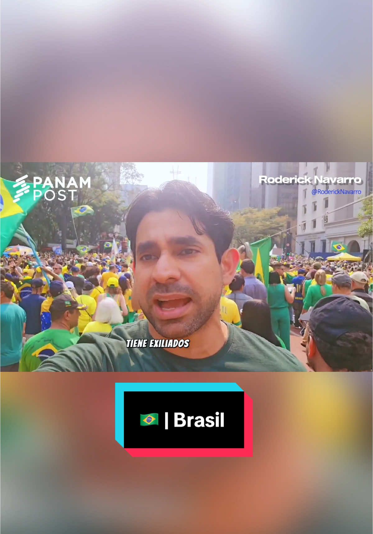 #AHORA 🇧🇷 | En #SãoPaulo los brasileños salieron a las calles este sábado para conmemorar el Día de la Independencia y en apoyo a la oposición que presentará el lunes 9 de septiembre un pedido de impeachment contra el magistrado del Supremo Tribunal Federal, #AlexandredeMoraes, responsable de la censura en el país. 📹 Roderick Navarro  #PanAmPost