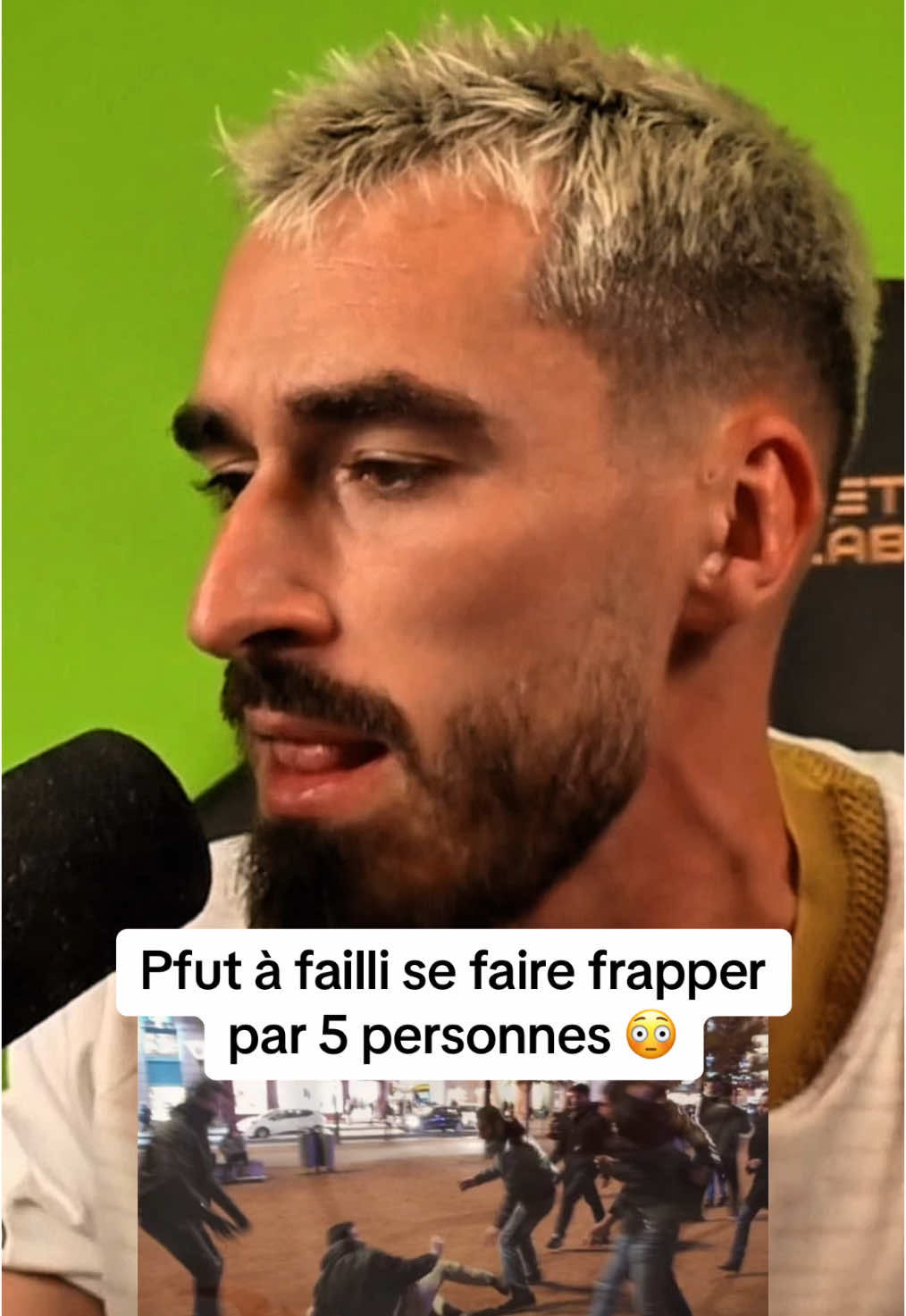 P1 : Pfut à failli se faire frapper par 5 personnes 😳#pfut #twitch #pfut2twitch #pauleta #drole #paris 