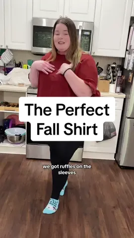 I love this shirt sooo much! Just wish the arm areas were a little bigger! #plussizefashion #plussizeedition #fallstyle #fallshirtsforwomen #womensclothing #fallclothes #tiktokmademebuyit #fallfreshness #falloutfits #earthtone #beautifulyou #tiktokshopblackfriday #halloween2024 