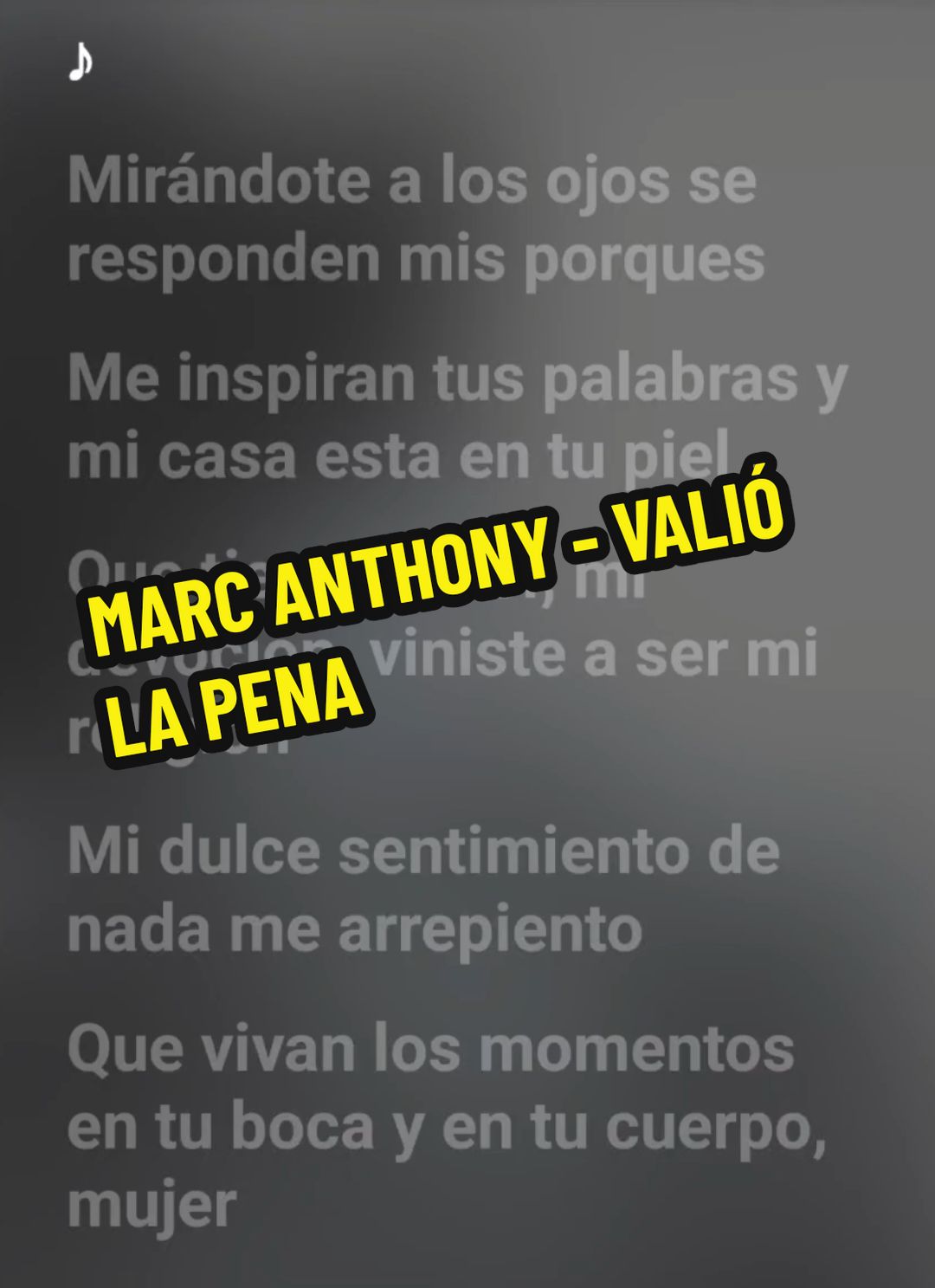 MARC ANTHONY - VALIÓ LA PENA  #marcanthony #valiolapena #tendencia #parati #foryou #gustosculposos🎵 #viral #letrasdecanciones #fyp 