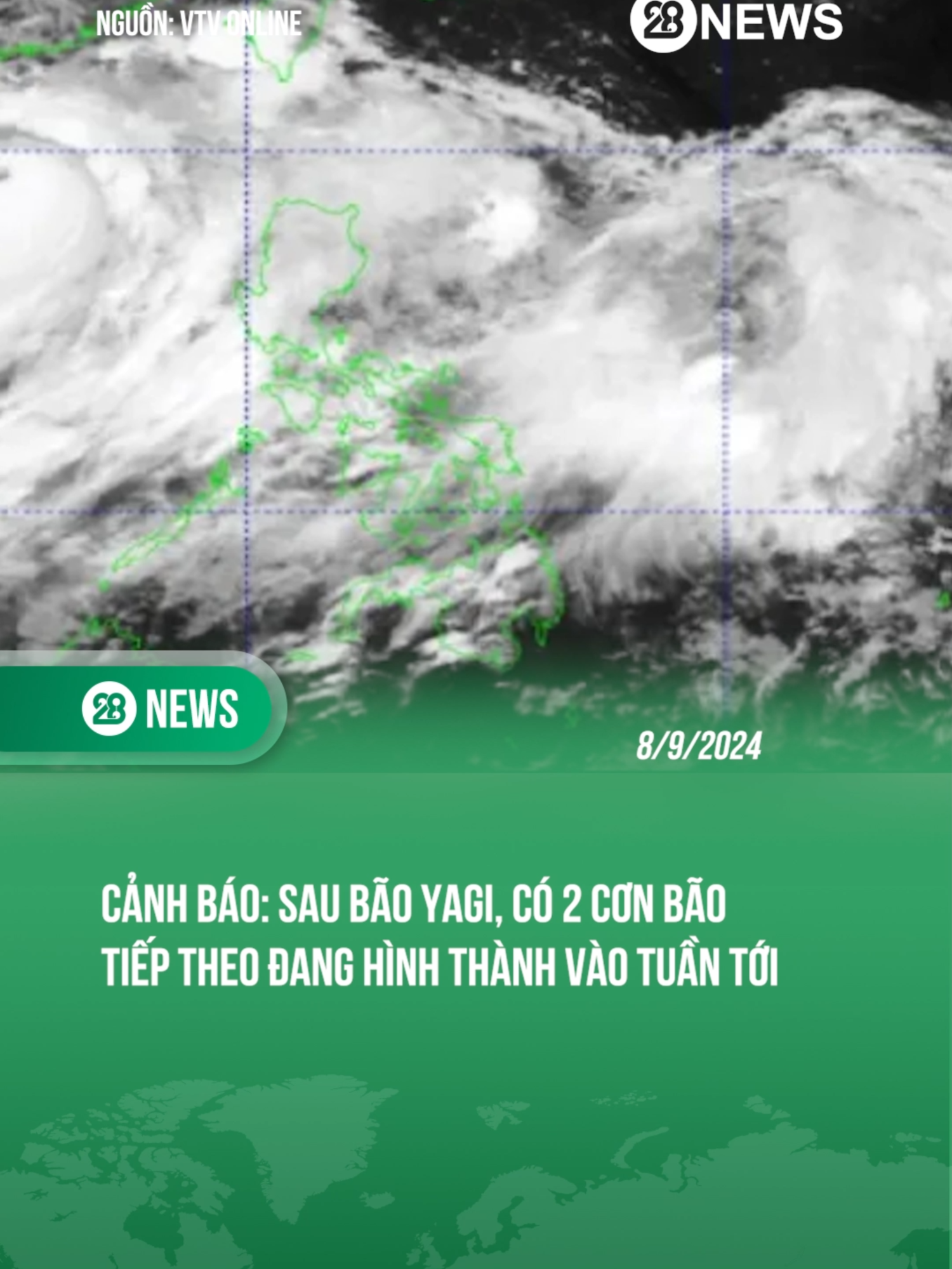 CẢNH BÁO: SAU BÃO YAGI, CÓ 2 CƠN BÃO TIẾP THEO ĐANG HÌNH THÀNH VÀO TUẦN TỚI #theanh28 #theanh28news #tiktoknews #baoyagi