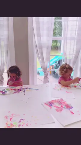 Anyone need their nails painted?!💅🏽 💅🏽and before anyone says anything, they were content while I was cooking supper and I knew the paint would wipe right up🤣😅😅 #contentcreator #creatorsearchinsights #twins #toddlersoftiktok 