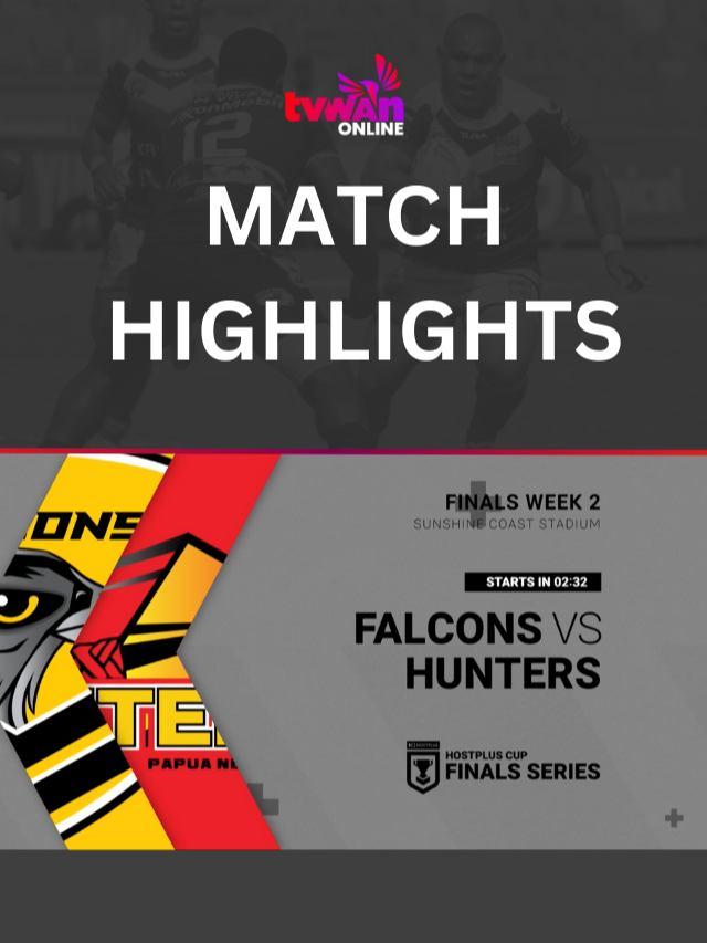 SP PNG Hunters vs Sunshine Coast Falcons | #QRLHostplusCup #MatchHighlights #RugbyLeague #PapuaNewGuinea #PNG #LoopPNG #LoopNews