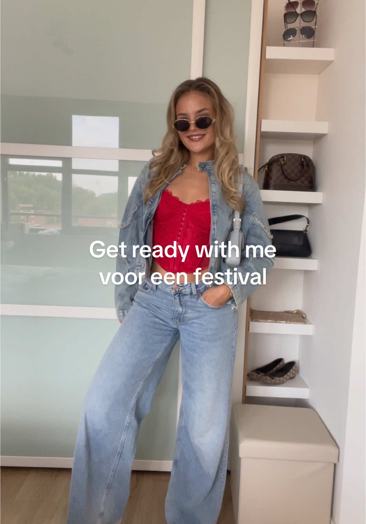 Get ready with me voor een festieee #getreadywithme #festival #OOTD #outfit #makeup 