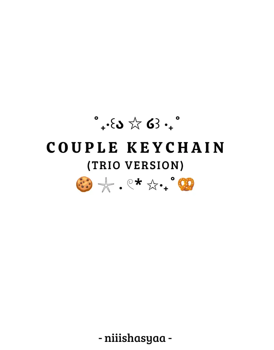 cara beli : klik link di bio > cari nomer produk > klik beli sekarang untuk order 🎀 #trio #racunshasyaa #shopeefinds #fyp #couplekeychain #plushiekeychain #gantungankuncicouple #foryoupage #gantunganlucu #gantunganlucu #keychain #triokeychain #fypage 