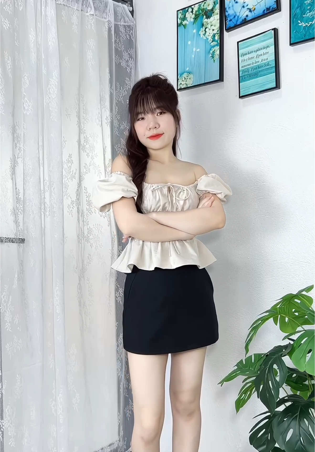 Tưởng k xinh, mặc lên xinh k tưởng nha #xuhuong #thoitrang #goclamdep #riviewlamdep 