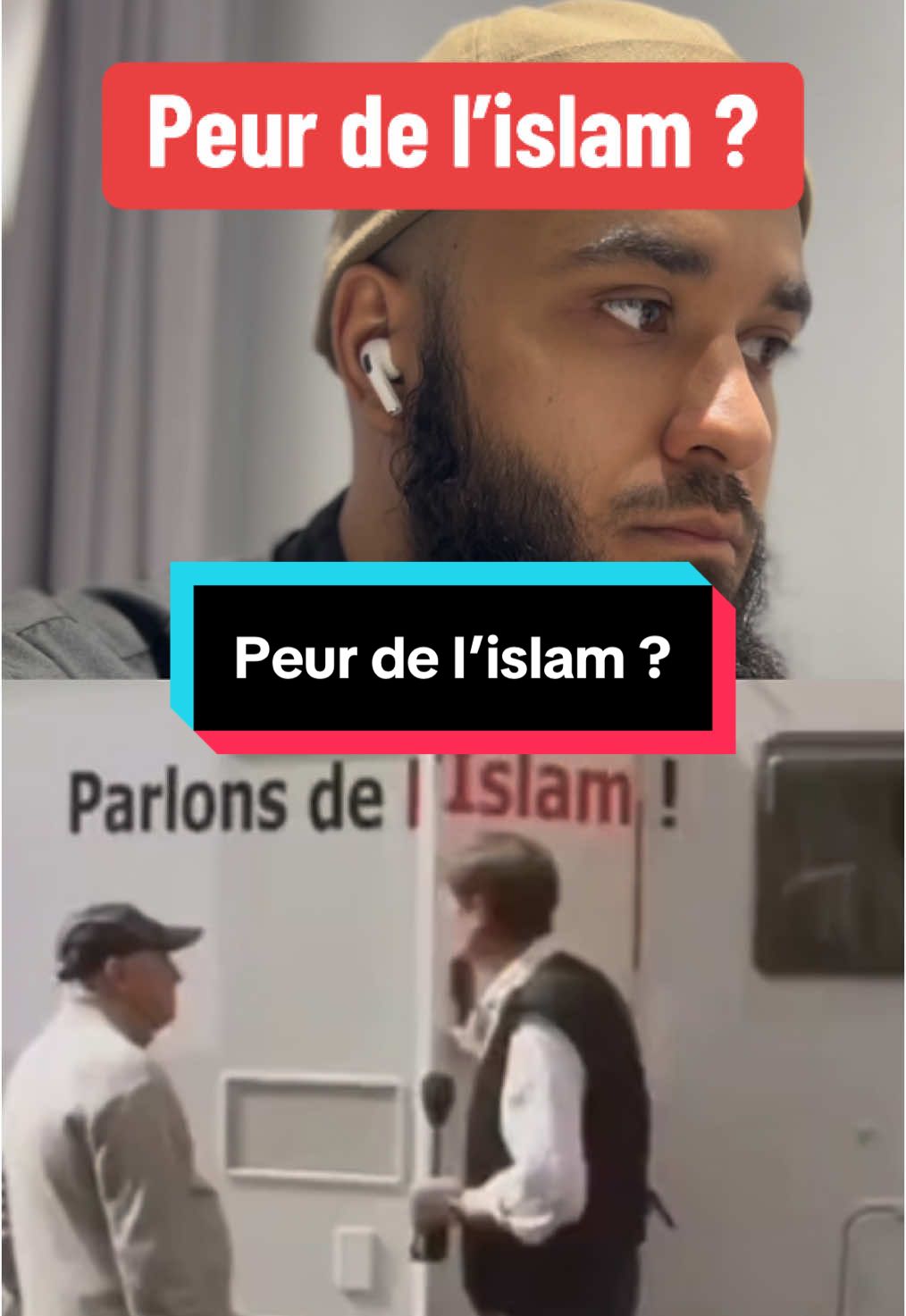 Les fachos sortez de chez vous ça va vraiment bien de passer on va pas forcer vos femmes à porter le voile #islamic_video #islam #muslimtiktok #muslim 