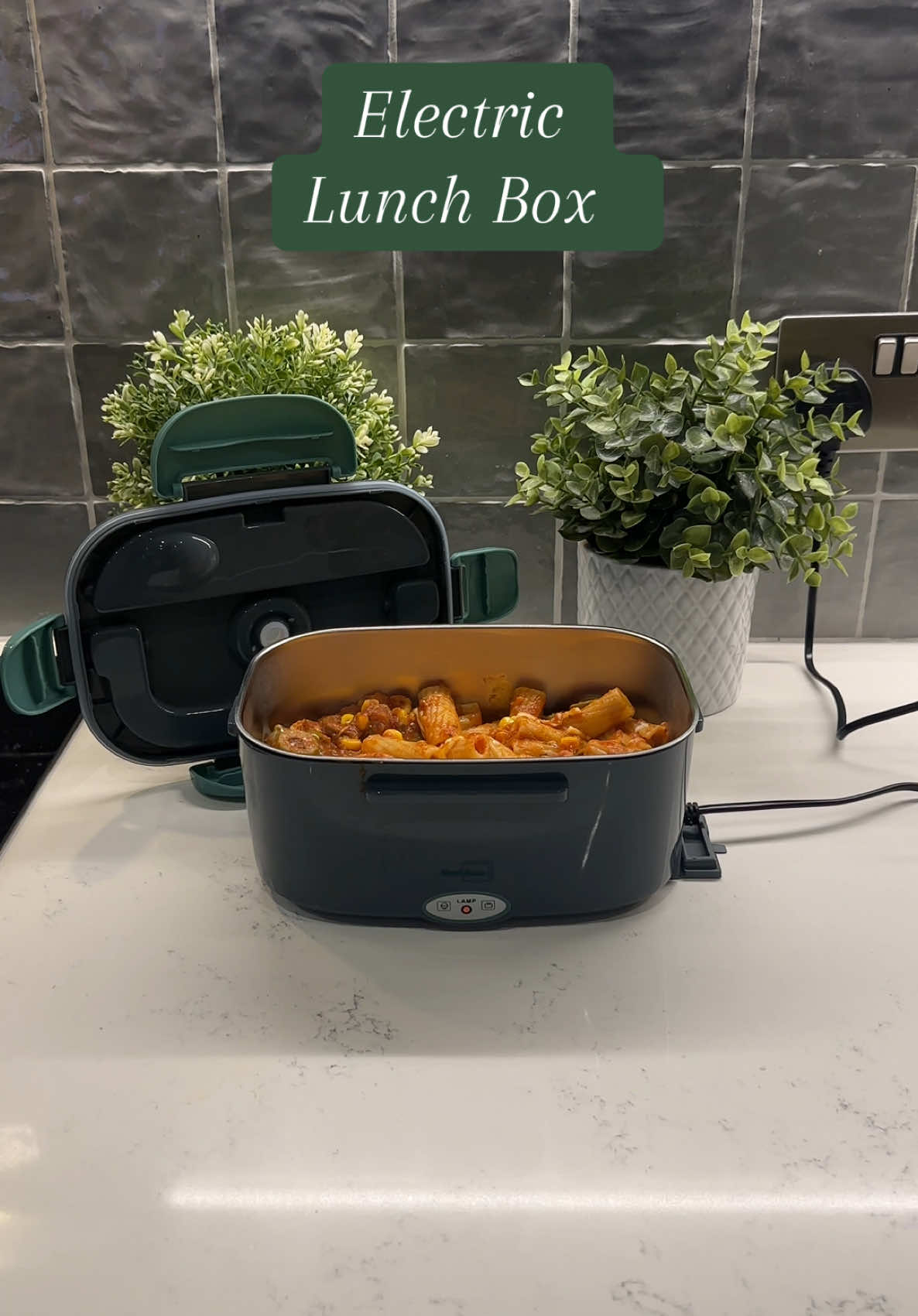 Now you can always enjoy hot food on the go with this electric lunch box. #lunchbox #electriclunchbox #tiktokmademebuyit #spotlight 