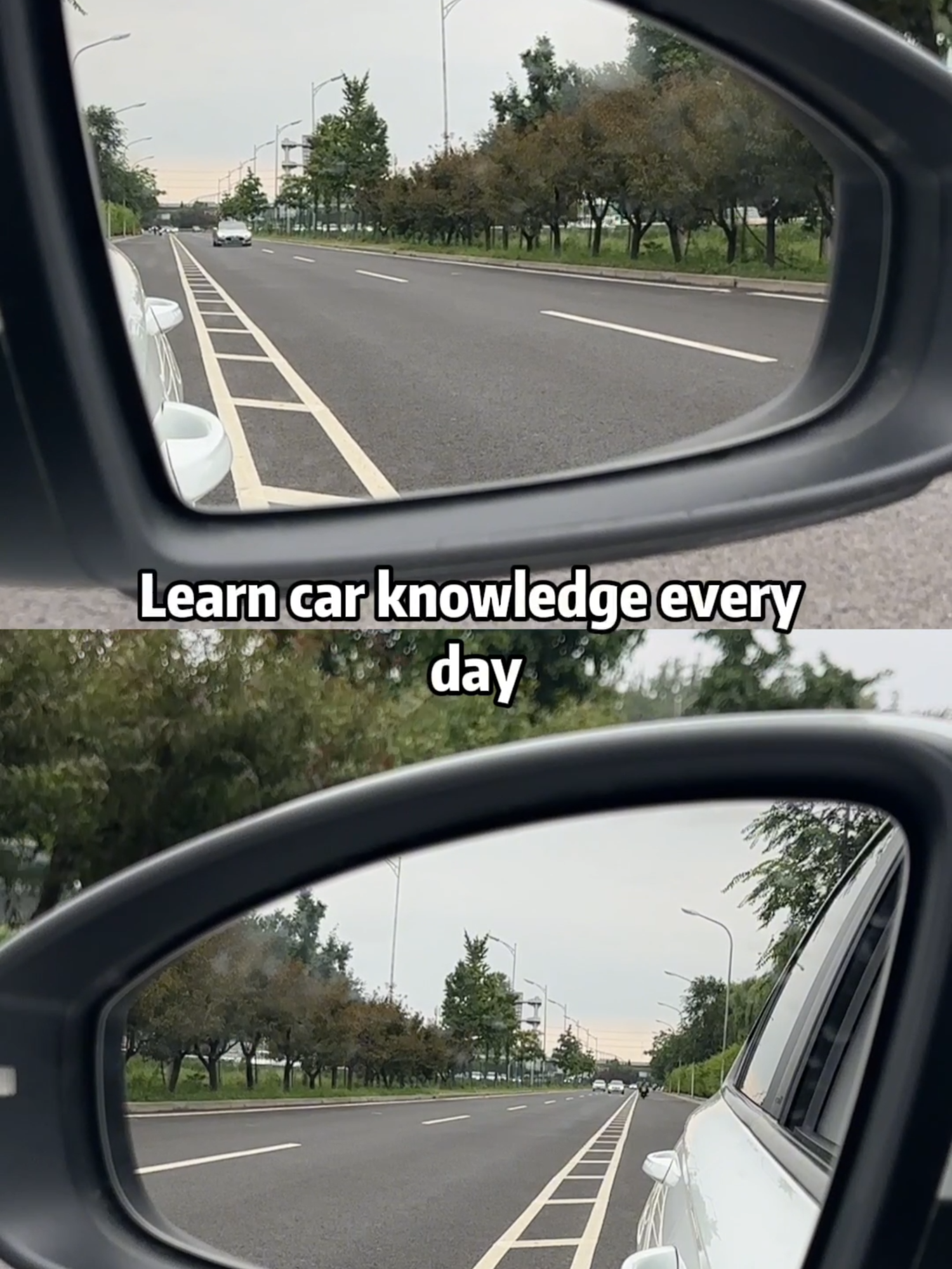 Be sure to adjust the rearview mirror carefully, otherwise your life may be in danger!#tiktok#howto#cartok#car#automotive #driving #skills #knowledge #fpy #fyp #tips #foryou #carsoftiktok