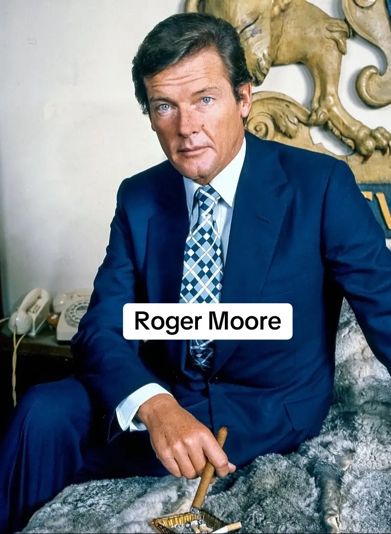 He was an English actor. He was the third actor to portray fictional secret agent James Bond in the Eon Productions/MGM Studios film series, playing the character in seven feature films: Live and Let Die (1973),  The Man with the Golden Gun (1974), The Spy Who Loved Me (1977), Moonraker (1979), For Your Eyes Only (1981), Octopussy (1983), and A View to a Kill (1985) Roger George Moore was born on 14 October 1927 in Stockwell, London. Moore was apprenticed to an animation studio, but he was fired after he made a mistake with some animation cels. When his father investigated a robbery at the home of film director Brian Desmond Hurst, Moore was introduced to the director and hired as an extra for the 1945 film Caesar and Cleopatra. At 18, shortly after the end of the Second World War, Moore was conscripted for national service. On 21 September 1946, he was commissioned into the Royal Army Service Corps as a second lieutenant. Moore made his professional debut in Alexander Korda's Perfect Strangers (1945) Moore travelled to the United States and began to work in television. He appeared in adaptations of Julius Caesar and Black Chiffon,  In March 1954, MGM signed Moore to a seven-year contract. Moore then freelanced for a time, appearing in episodes of Ford Star Jubilee (1956), Lux Video Theatre (1957) and Matinee Theatre (1957). Moore spent a few years mainly doing one-shot parts in television series, including an episode of Alfred Hitchcock Presents in 1959  He signed another long-term contract to a studio, this time to Warner Bros. Moore's next television series involved playing the lead as 