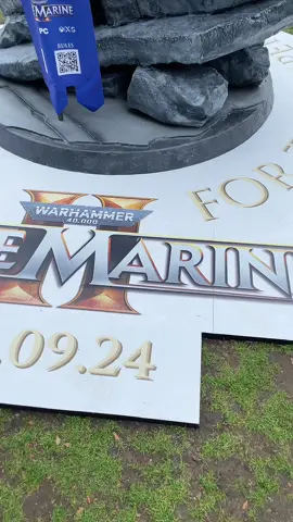 Warhammer 40,000 has arrived in London! ⚔️  Visit the towering statue by Tower Bridge 🏰 for your chance to win exclusive merch and game prizes! 🎮✨ #londonmoments #london #towerbridge #warhammer40k 