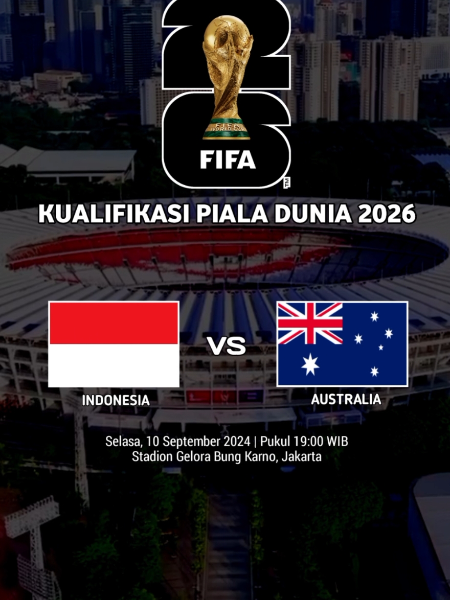 Jadwal Timnas Indonesia vs Australia Kualifikasi Piala Dunia 2026 #jadwaltimnasindonesia #jadwaltimnas #jadwalkualifikasipialadunia2026 #australia 