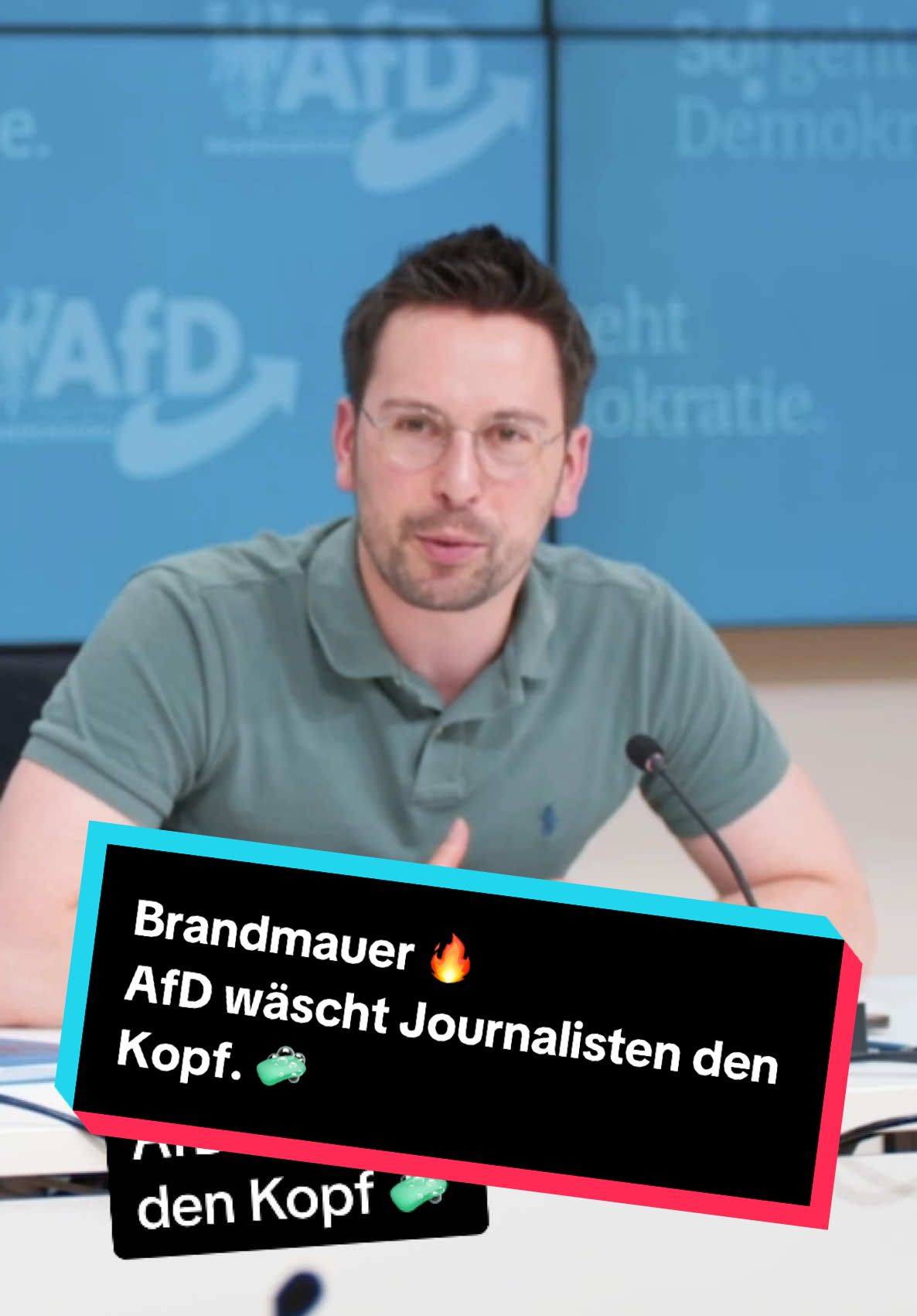 Fast im gesamten #Osten wurde die #AfD zur #Kommunalwahl stärkste Kraft, zu den Landtagswahlen in Thüringen und Sachsen erhielt sie jeweils über 30 %.  Trotzdem werden ihr landauf landab Vorsitze für Kreistage, Gemeindevertretungen und Stadtverordnetenversammlungen vorenthalten. Die selbst ernannten demokratischen Parteien halten sich mal wieder nicht an die demokratische Spielregeln.  Der ##rbbwollte mir weismachen, dass die Schuld bei der AfD läge und damit das Verhalten der anderen  gerechtfertigt sei. Das habe ich nicht auf mir sitzen lassen. ##brandmauer