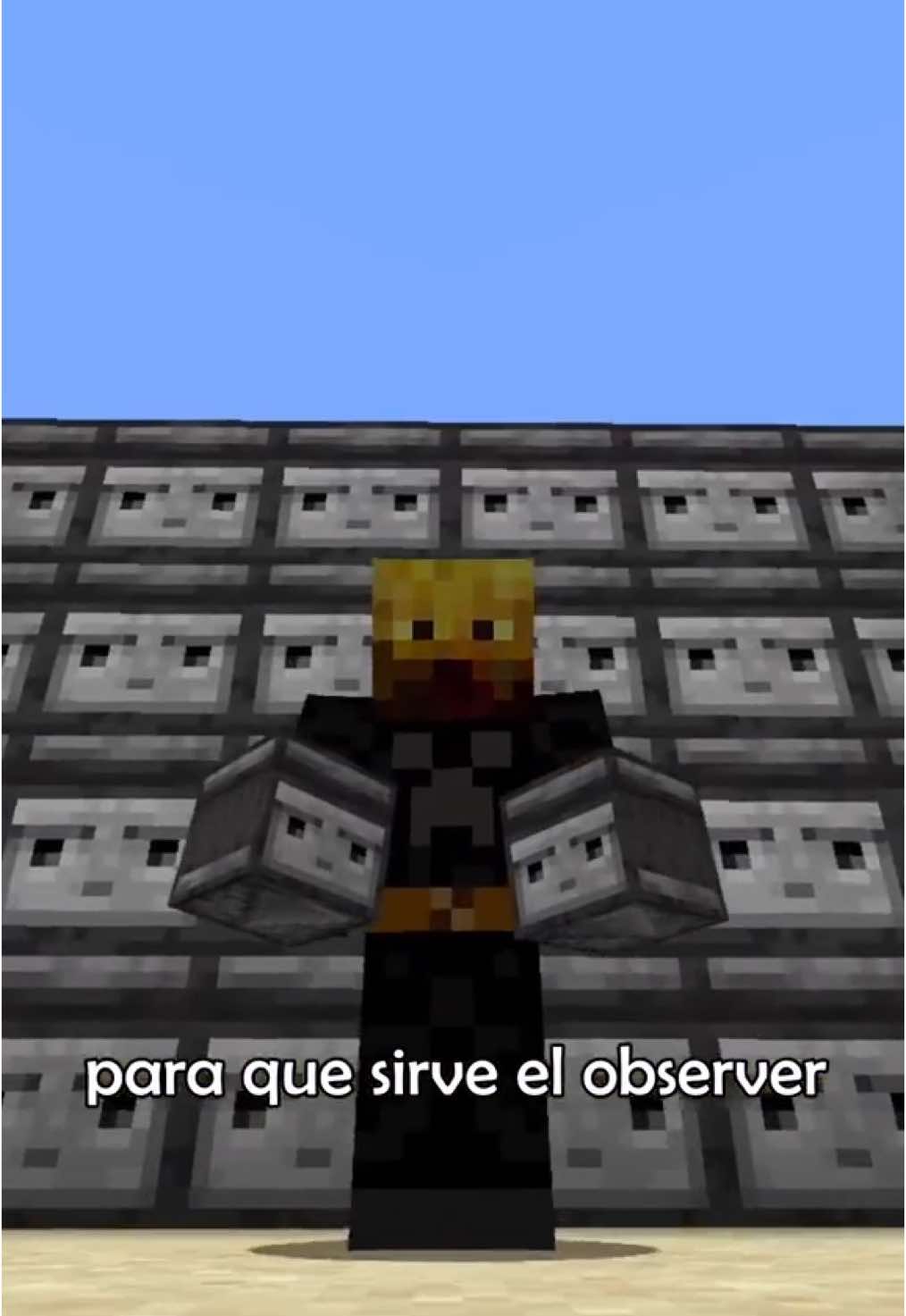 ¿Para qué sirve el observer? #Minecraft #observer #redstone 