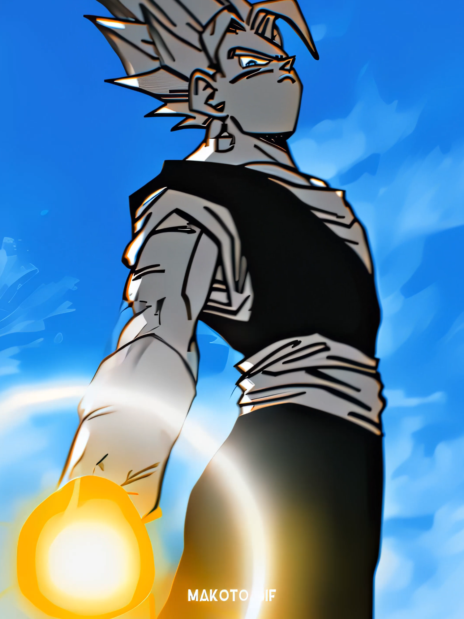 Yoshaaa!! #dragonball #goku #vegeta #vegito #supersaiyan #anime #animeedit