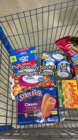 60 dollars later😀 #college #groceryshopping #walmart #collegestudent 