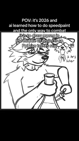 Ykw Maybe mpreg IS the way of life🩷🩷 #art #fyp #fypツ #speedpaint #furry #furryart #fursona #mpreg 