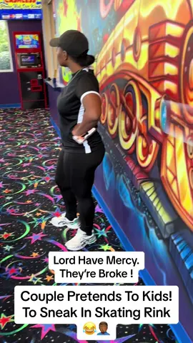 #Couple #Sneaks into #SkatingRink #comedy @iamToniealexis #joshualevibrown 
