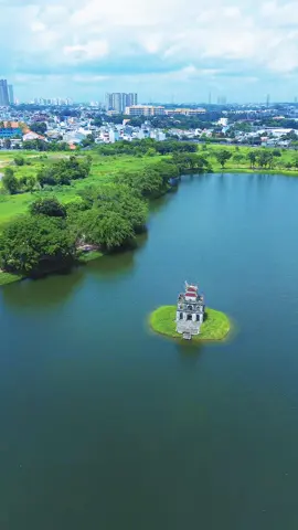 Các bạn không nhìn lầm đâu đây là Hồ Gươm Xanh-Thuận An-Bình Dương #thuananbinhduong #binhduong #61binhduong #flycam #canhdep 