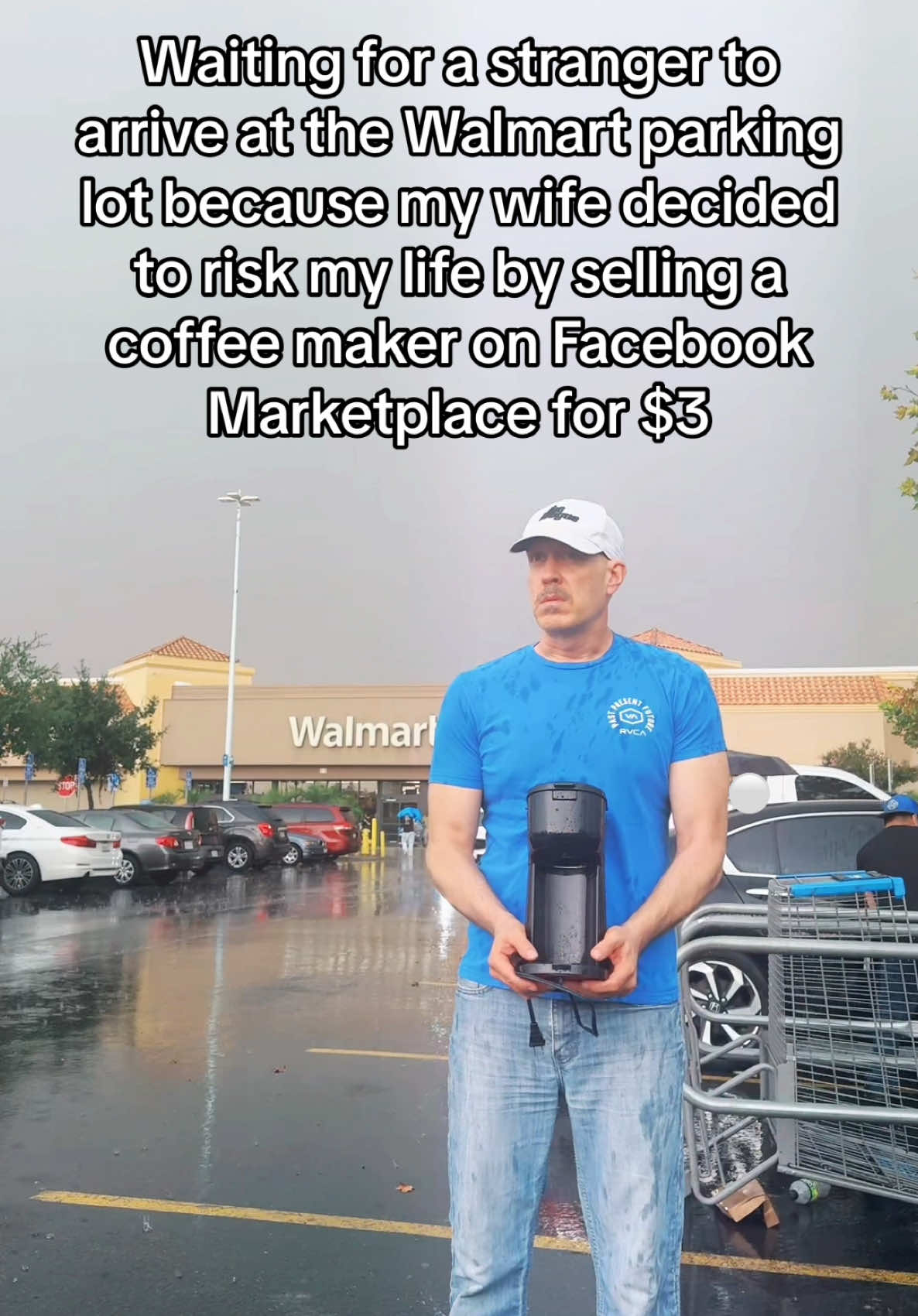 Every penny counts😅 #marketplace #husbandwifecomedy #marriagehumor #couplecomedy #clingcatch #dadegreg #fyp #coffeemaker #walmart #california #rain @DadEGreg (RealWithGreg) 