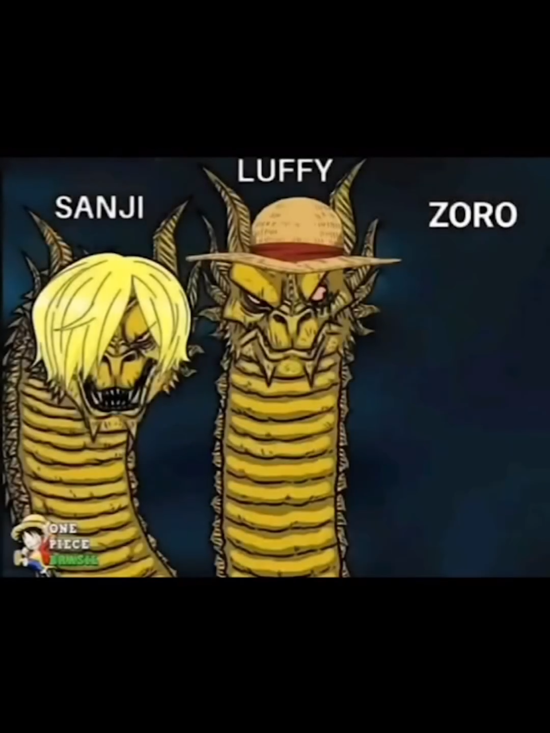 Not again... #zoro #zorororonoa #mihawk #onepiece #monstertrio #luffy #sanji