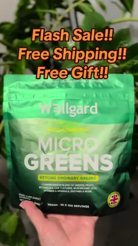 Comprehensive blend of greens, fruits, botanicals, live cultures, mushrooms, vitamins, minerals, enzymes & more. #tiktokmademebuyit #health #womenshealth #healthy #healthyliving @Wellgard 