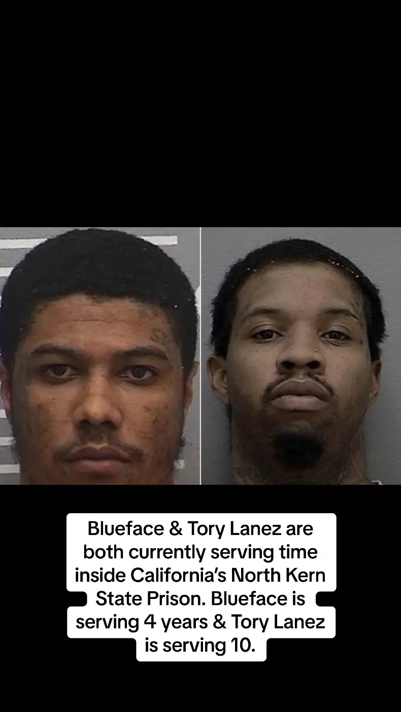 Blueface & Tory Lanez are both currently serving time inside California’s North Kern State Prison. Blueface is serving 4 years & Tory Lanez is serving 10.