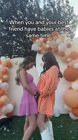 Our dreams are coming true!! Two baby boys on their way and only 6 weeks apart! #bestfriend #pregnant #bff #genderreveal 