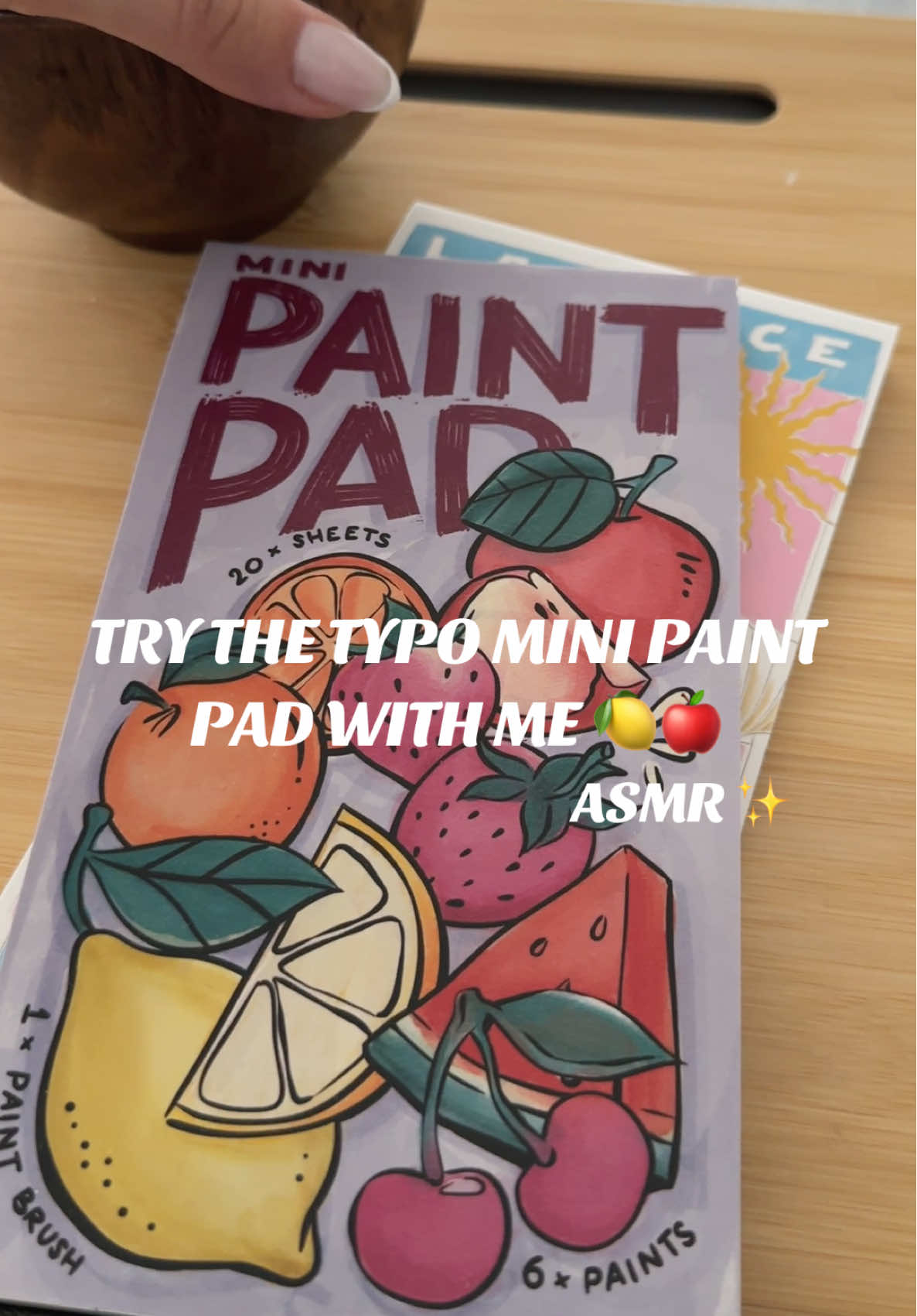 lil bit of painting while i get over this reading slump 🌱🫧 these paint pads were $10 from @Typo  #asmr #BookTok #aussiebooktok #watercolor #craft 