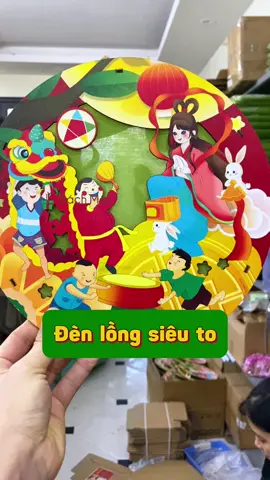 Đèn lồng siêu to đây ạ ❤️#dentrungthu #denlong #ruocdentrungthu #trungthu #bachmoc 