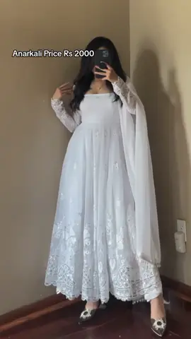 white colour Anarkali available with high quality fabric in new design price Rs 2000 only all over delivery available message in Whatsapp number in profile bio or Dm in Instagram link in my profile bio #fyp #foryoupage #anarkali #anarkaligown #anarkalisuit #anarkalidress #clothes #newdesign #newarrivals #fashionwear #ladieswear #offerofferoffer✅✅ #salesalesale #onlineshoppingnepal #growmyaccount #uniquefashionstore555 