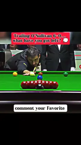 Trailing O'Sullivan 6-0... what have you got left? #foryour #foryoupagе #viral #sports #usmanchamp147 #foruyou #snookertime #snookerplayer #snookerlover #foryoupagе #snookerworld #foruyoupage 